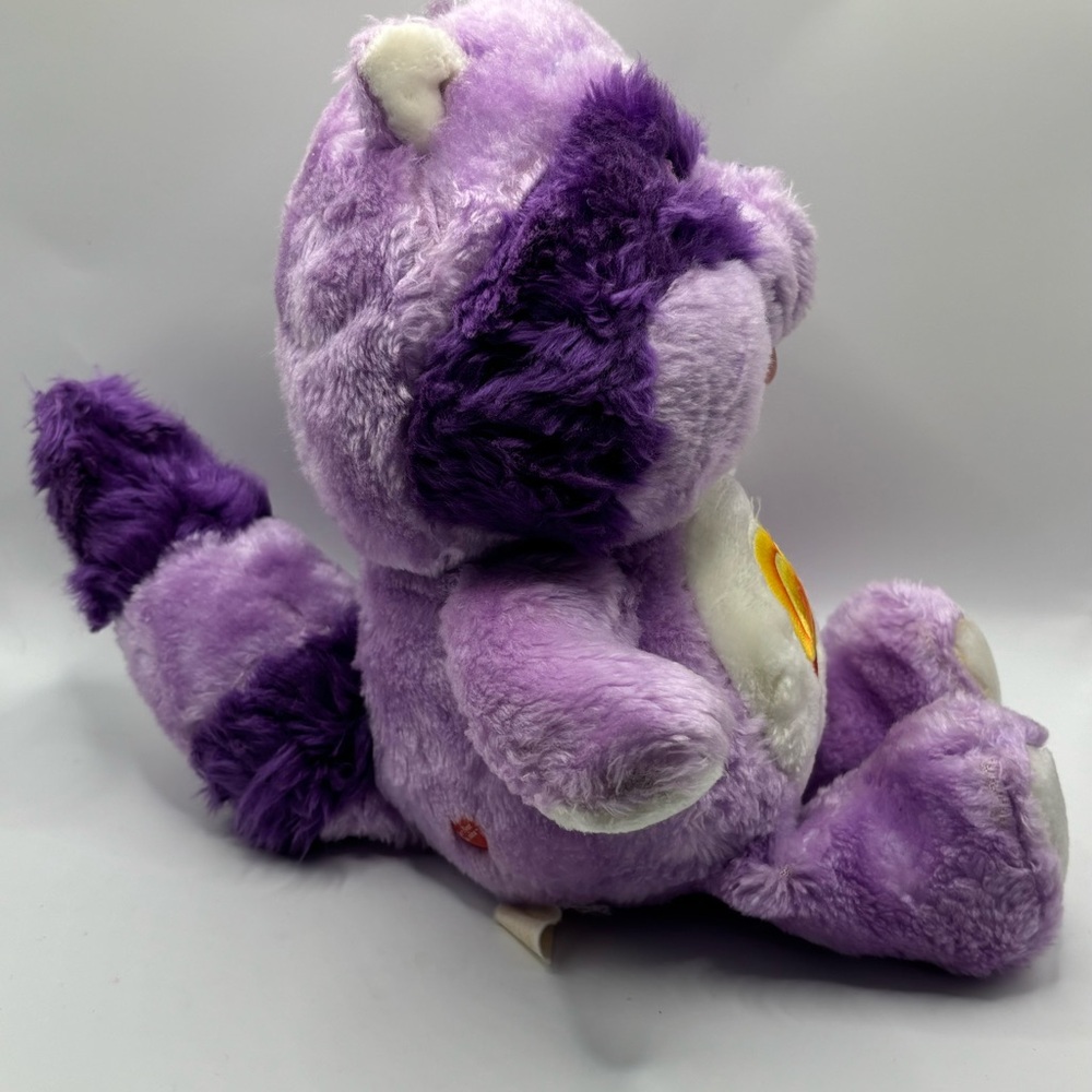 Vintage Care Bears‎ Cousins Bright Heart Raccoon 13" Stuffed Plush Kenner 1984 - Picture 2 of 6